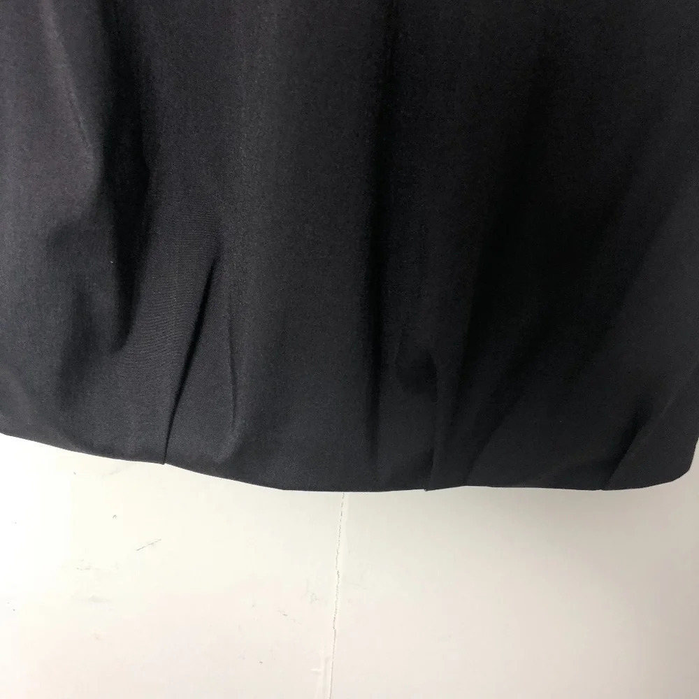 WHBM | Black Stitched Sleeveless Mini Dress - Picture 3 of 5